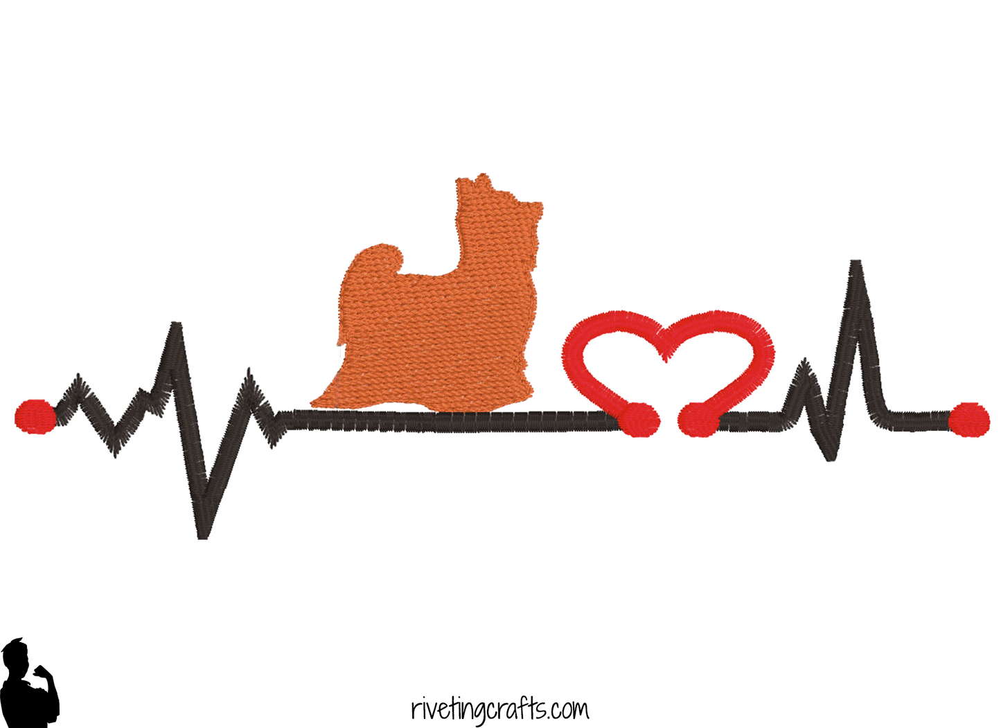 Animal Heartbeat Hand Towel