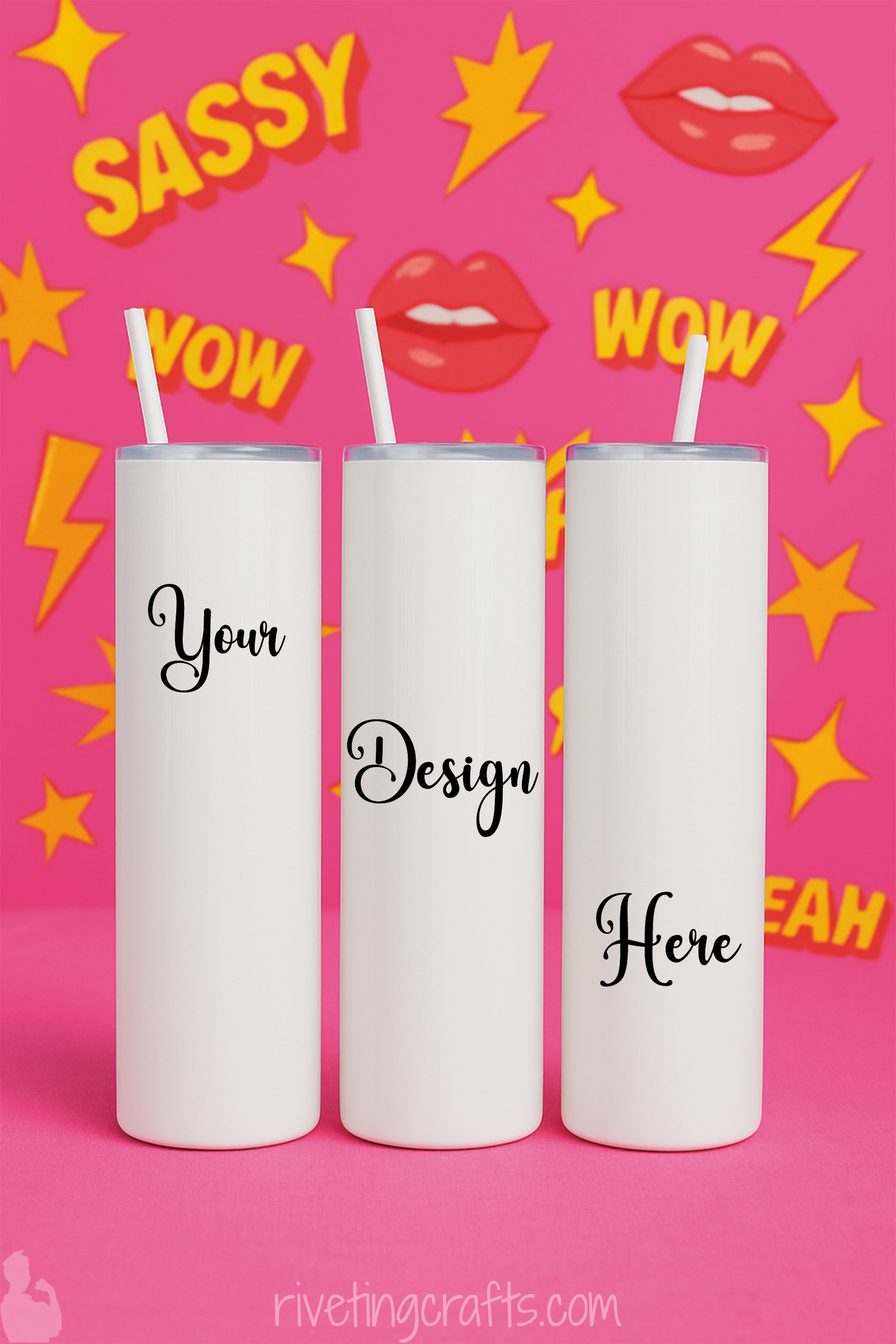 Customized 20oz Double Walled Stainless Steel Tumbler