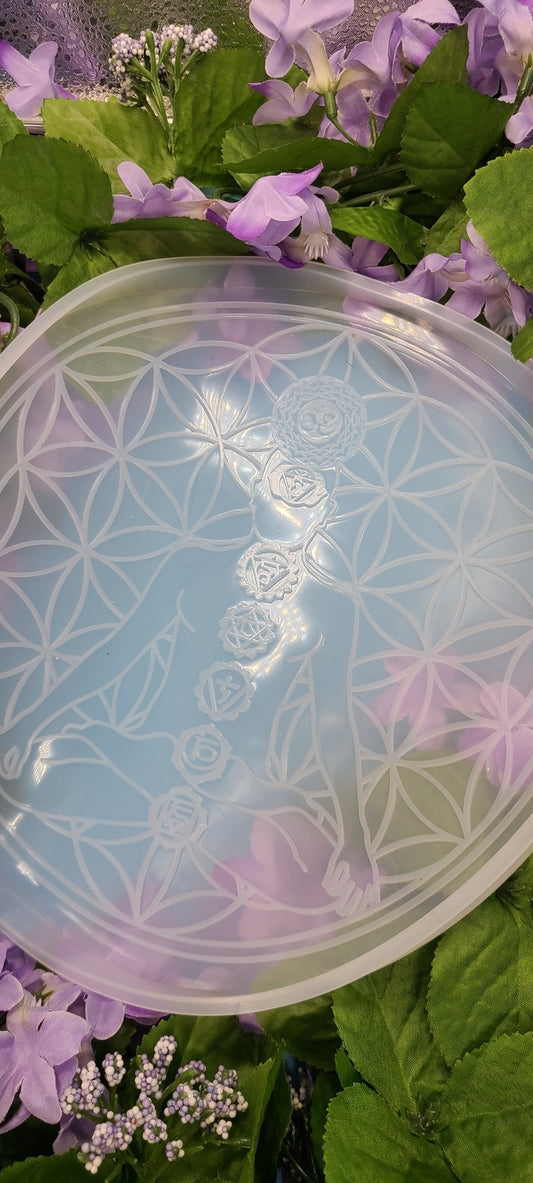 The Seven Chakras Yoga Tray Silicone Mold