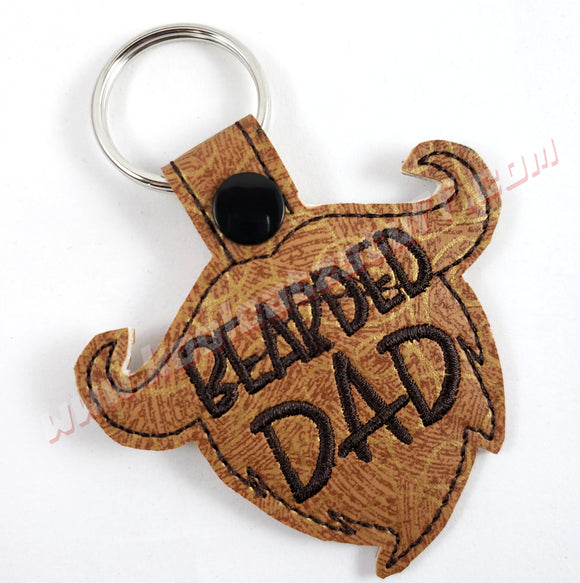 Bearded Dad Keychain - Kool Catz Stuff