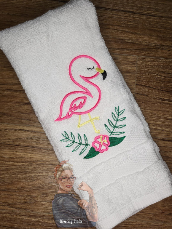 Flamingo Hand Towel