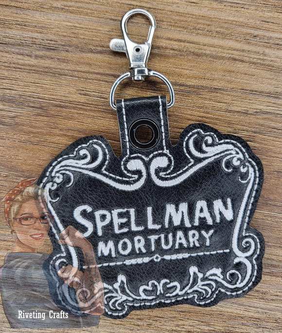Spellman Mortuary Keychain