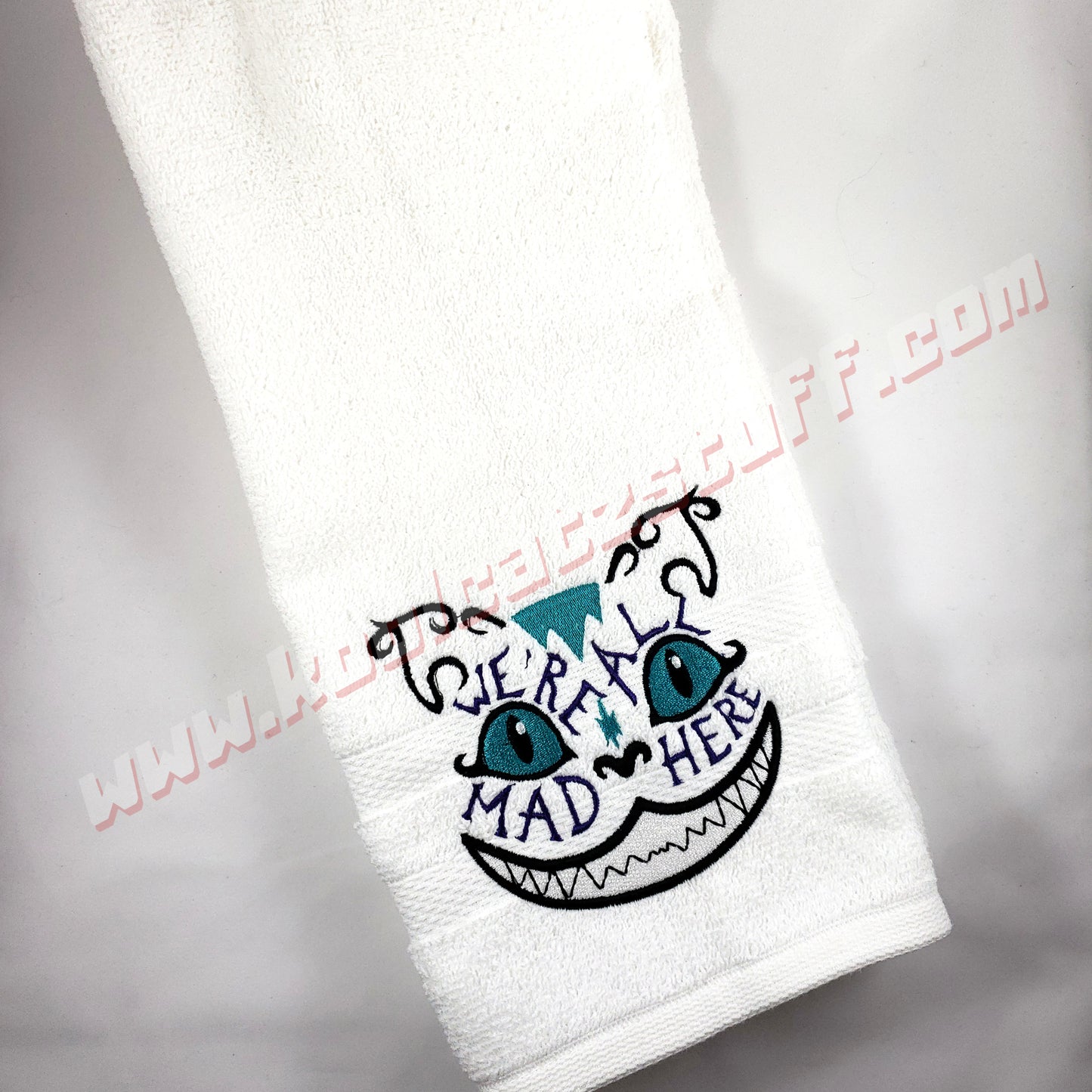 We're All Mad Here Cheshire Cat Towel - Kool Catz Stuff