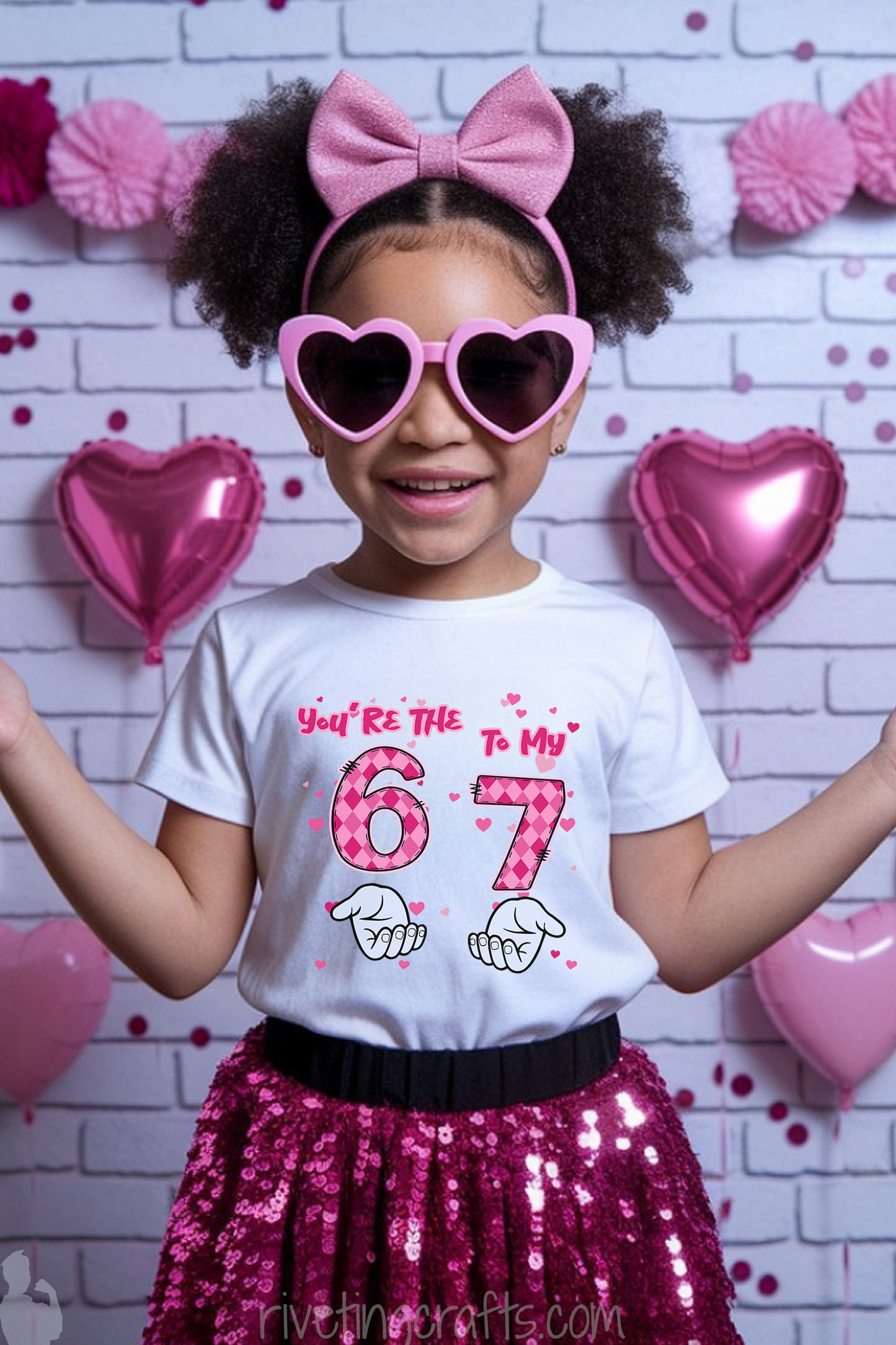 6 to My 7 DTF Transfer - Sassy DIY Heat Print for Fabric Blanks Hoodies and Totes