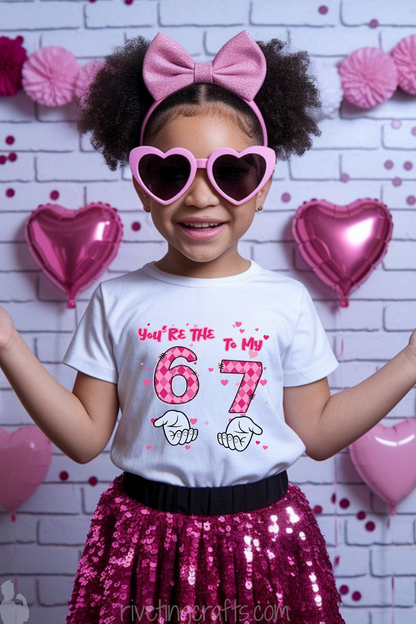 6 to My 7 DTF Transfer - Sassy DIY Heat Print for Fabric Blanks Hoodies and Totes