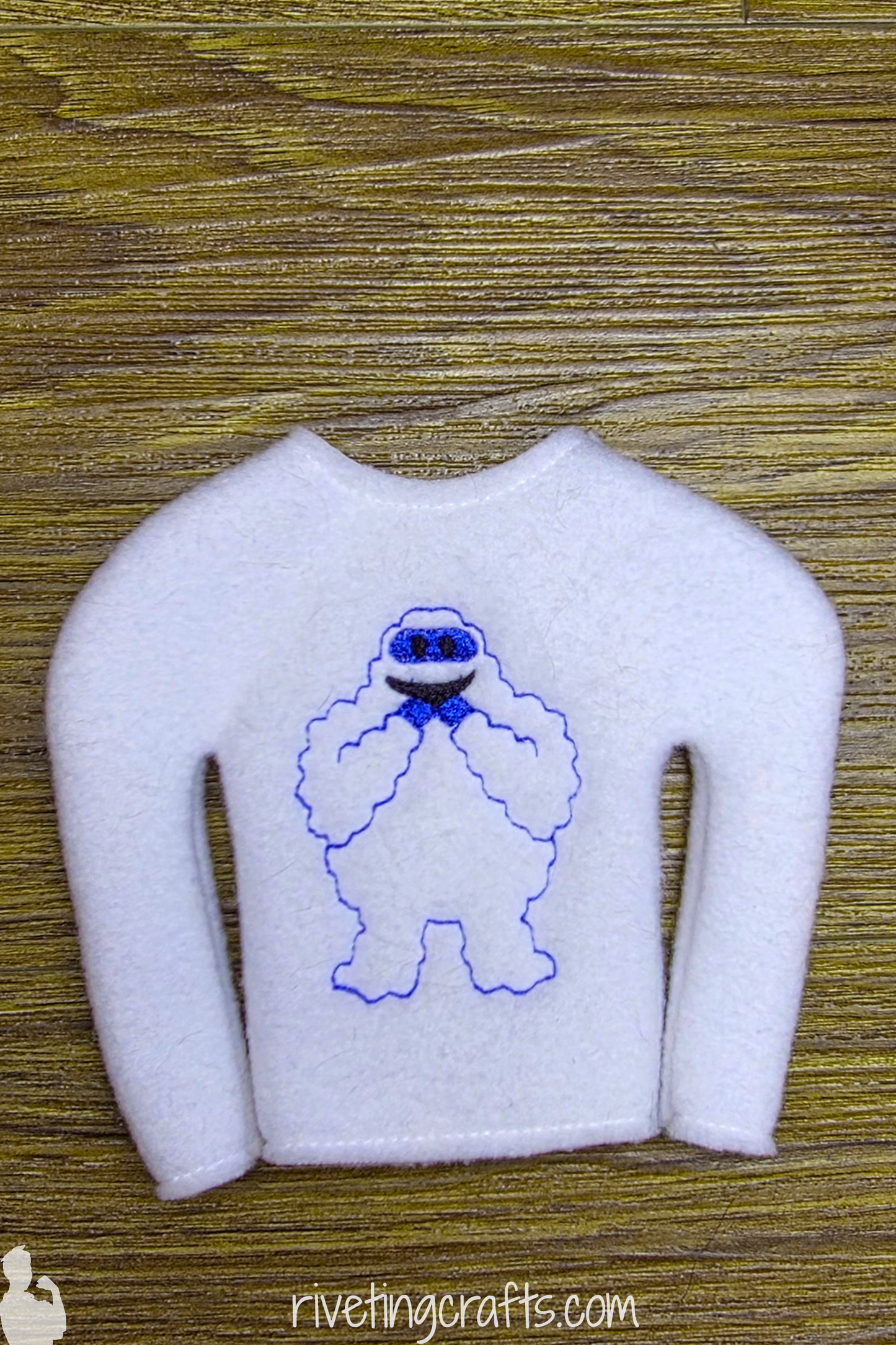 Elf Sassy Abominable Snow Monster Doll Sweater Miniature Cold Weather Scout Wardrobe