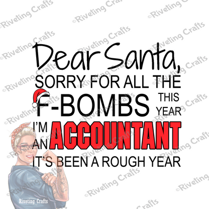 Dear Santa, Sorry for the F-bombs Coffee Mug