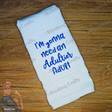 Adultier Adult Hand Towel