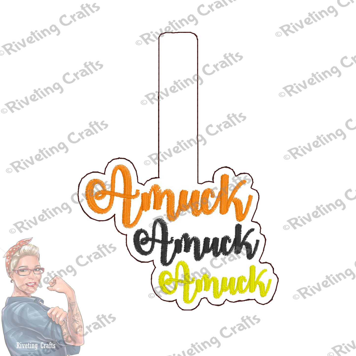 Amuck Amuck Amuck Halloween Keychain