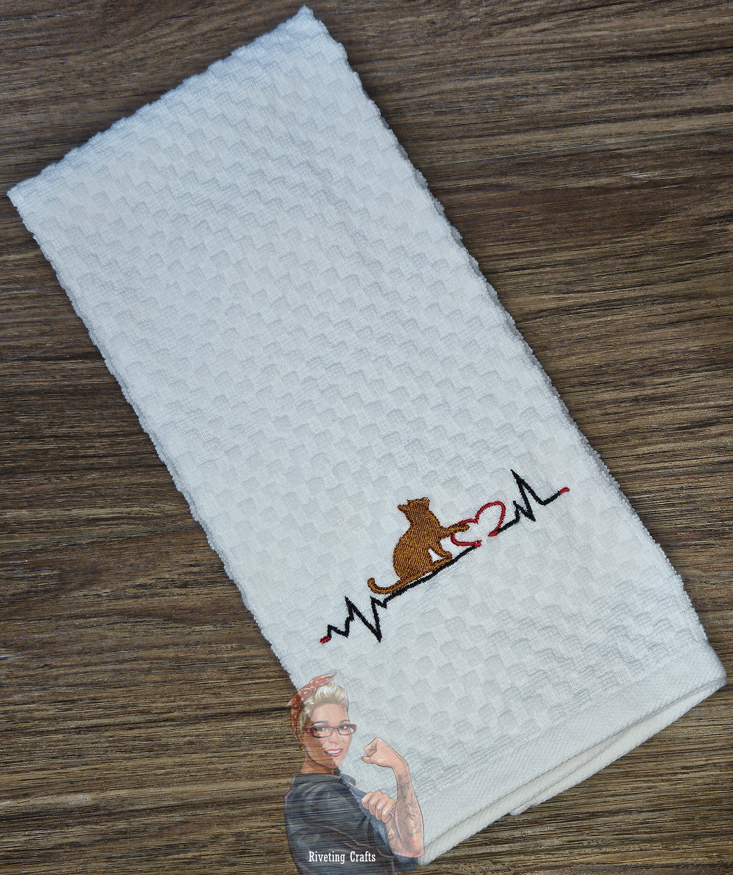 Animal Heartbeat Hand Towel