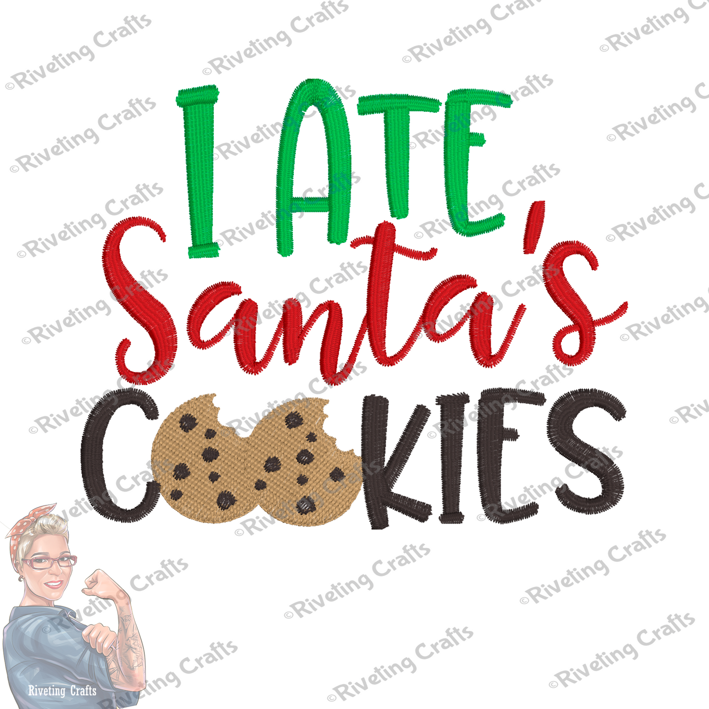 I Ate Santa's Cookies Hand Towel