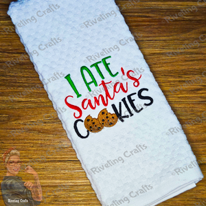 I Ate Santa's Cookies Hand Towel