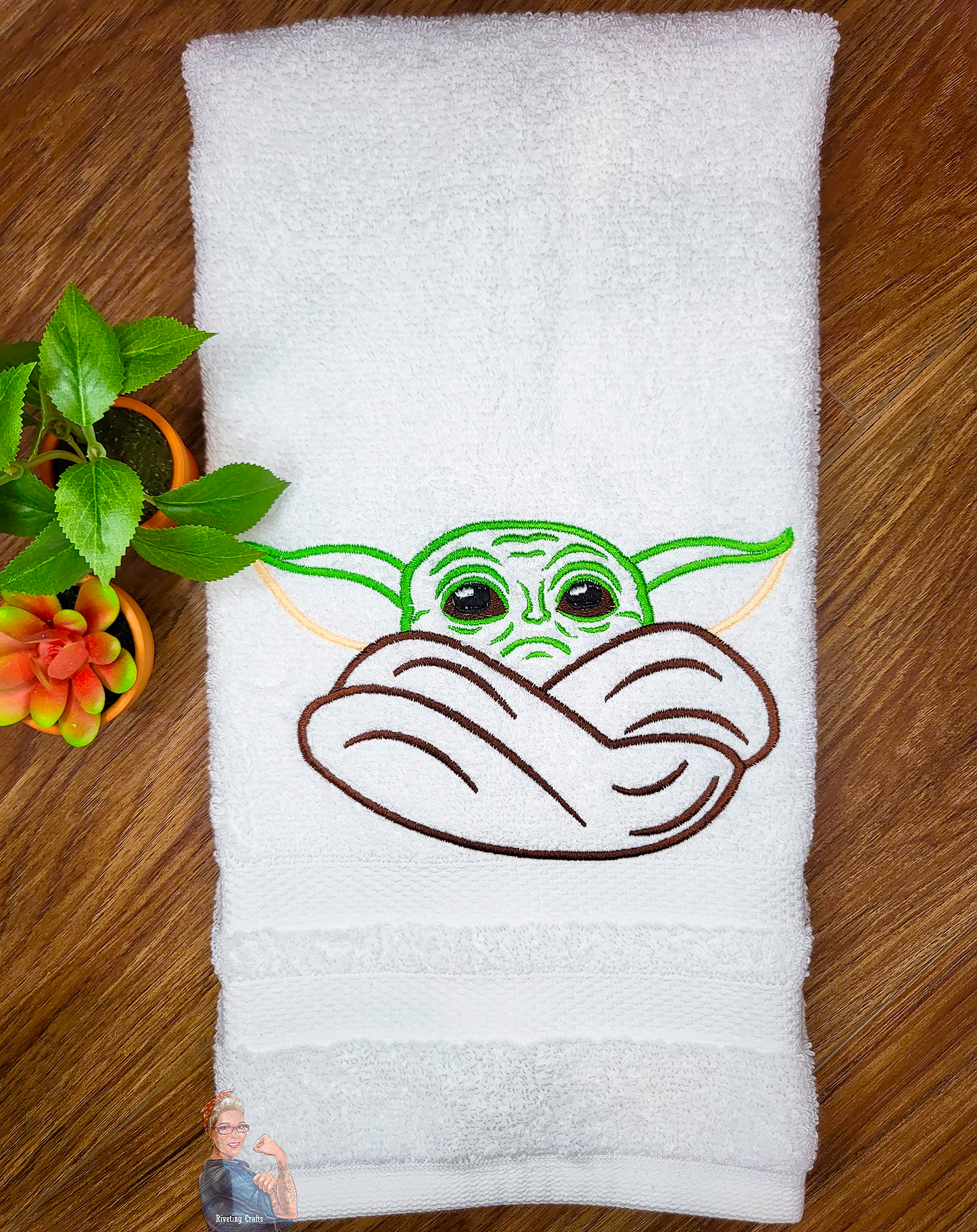 Baby Yoda Hand Towel