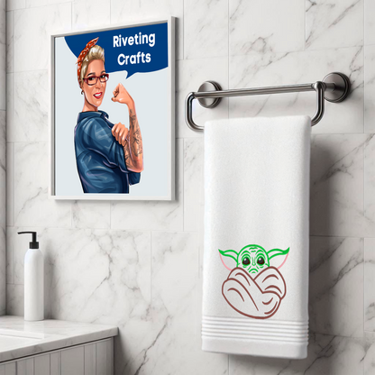 Baby Yoda Hand Towel