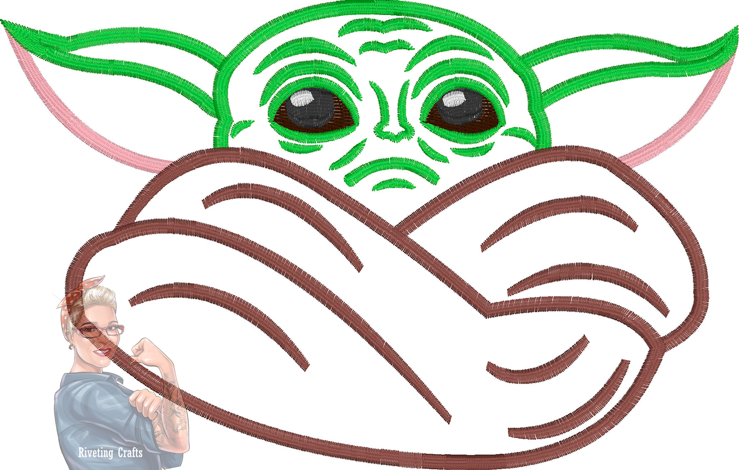 Baby Yoda Hand Towel