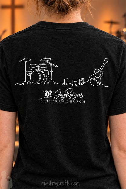 Joy Reigns Music Line Band T-Shirt