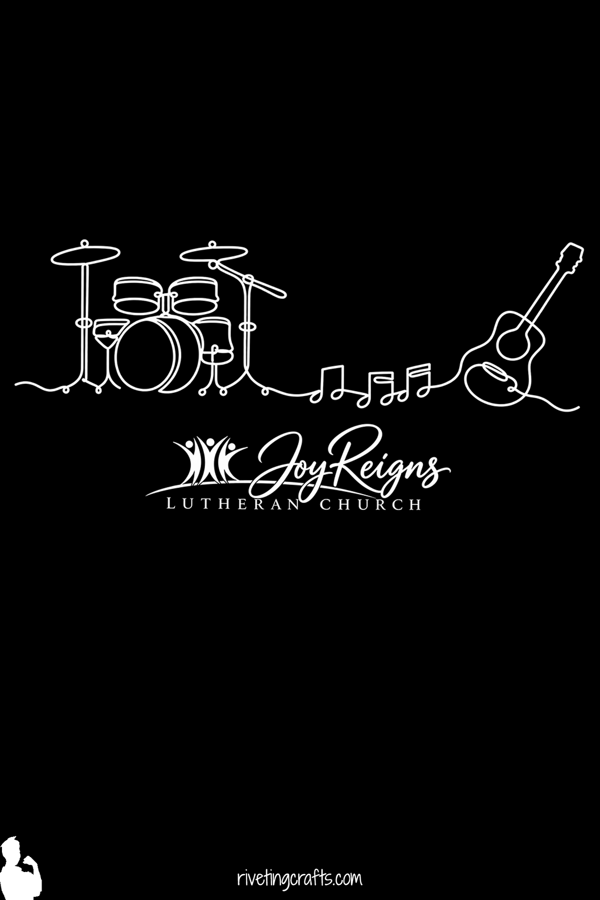Joy Reigns Music Line Band T-Shirt