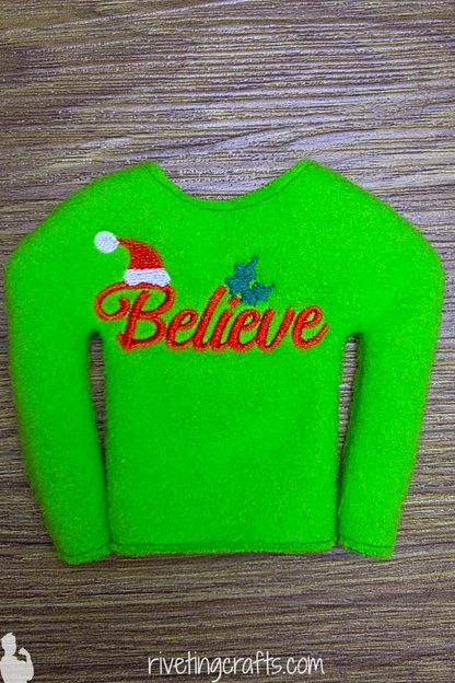 Believe Elf Sweater – Tiny Proof That the Christmas Magic Is Still Real