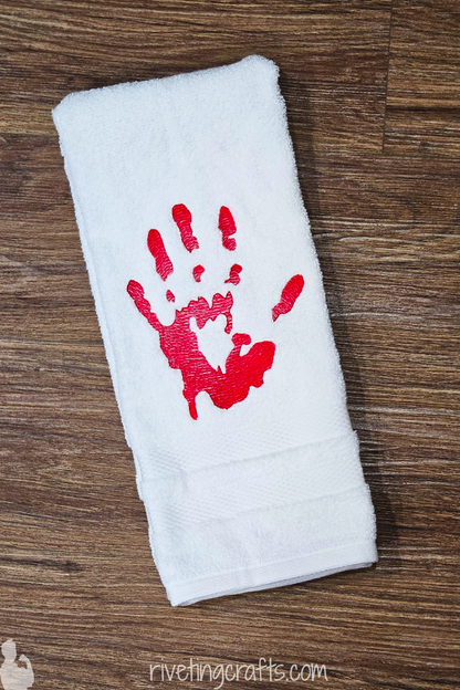 Bloody Hand - Hand Towel
