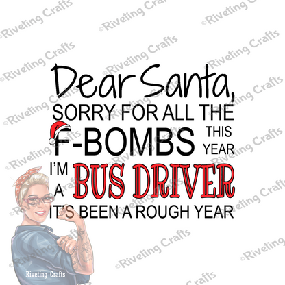 Dear Santa, Sorry for the F-bombs Coffee Mug