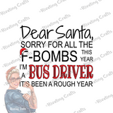 Dear Santa, Sorry for the F-bombs Coffee Mug