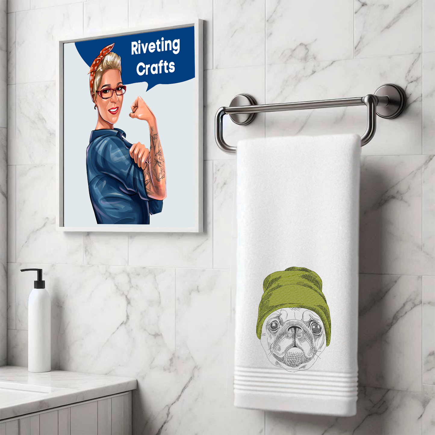 Cool Pup Hand Towel