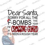 Dear Santa, Sorry for the F-bombs Coffee Mug