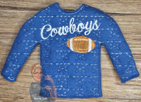 Dallas Cowboys Elf/Doll Clothing