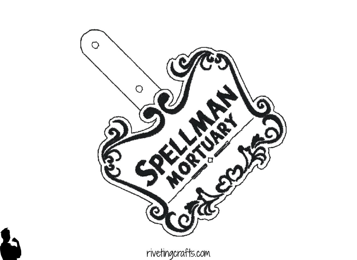 Spellman Mortuary Keychain – A Drop Dead Fabulous Charm