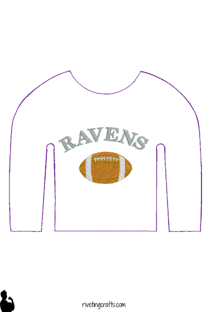 Baltimore Ravens Elf/Doll Clothing