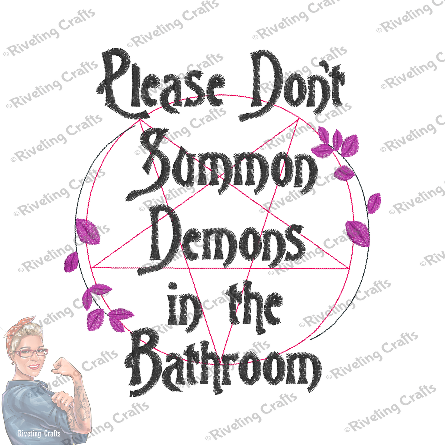 Please Don't Summon Demons Hand Towel