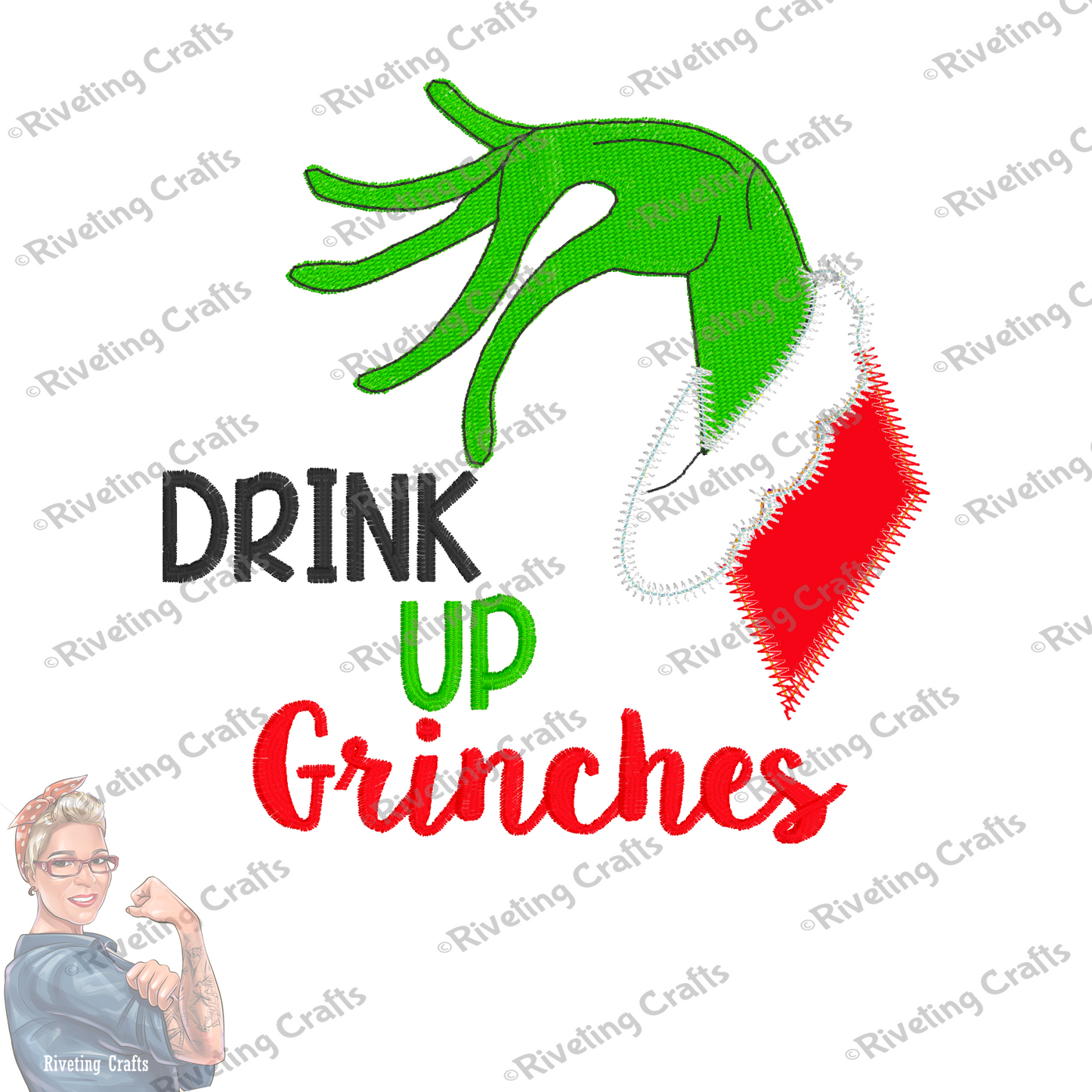 Drink Up Grinches Hand Towel