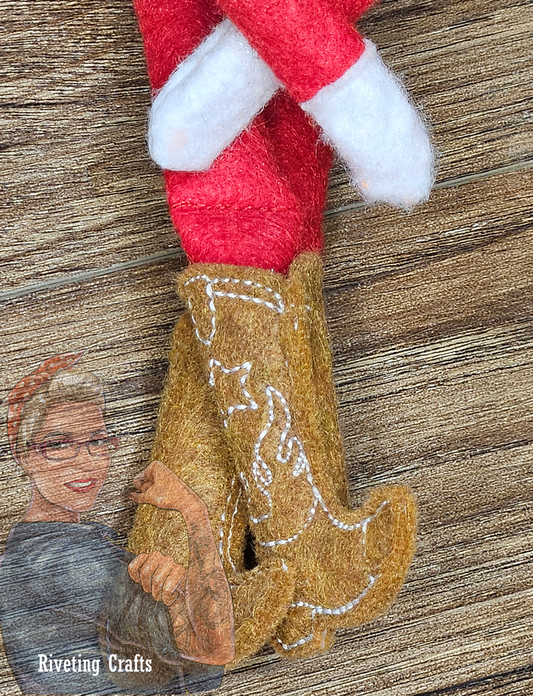 Cowboy/Cowgirl Boots Elf/Doll Clothing