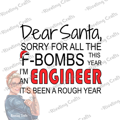 Dear Santa, Sorry for the F-bombs Coffee Mug