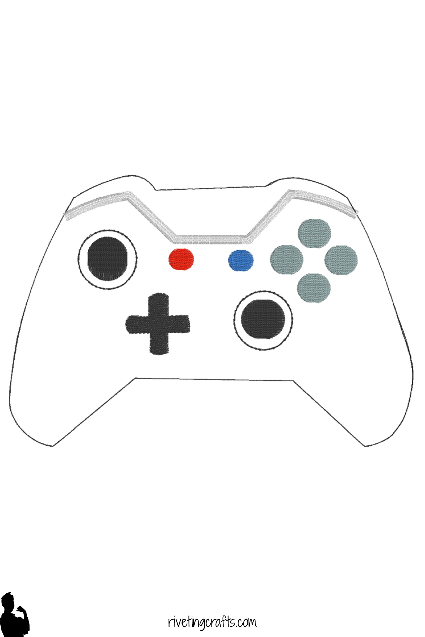 Gaming Controller Elf Costume - Funny Christmas Console Doll Clothes