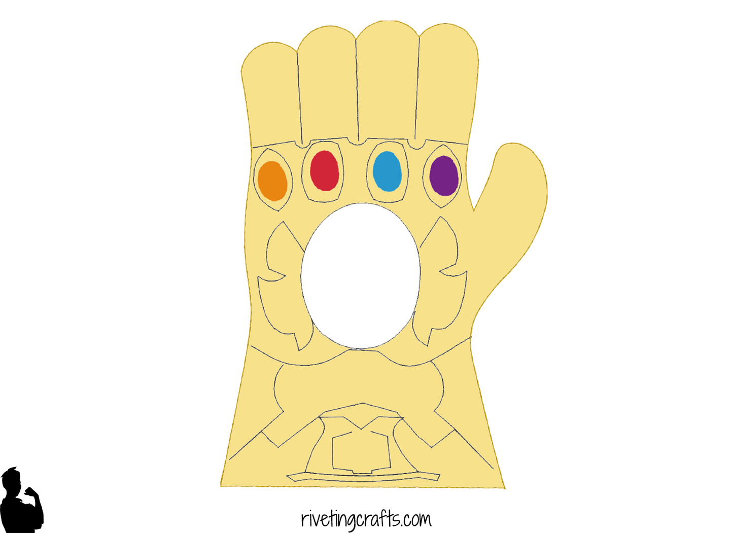 Golden Power Gauntlet Elf Costume