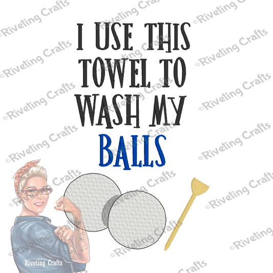 Golf Ball Washing Hand Towel