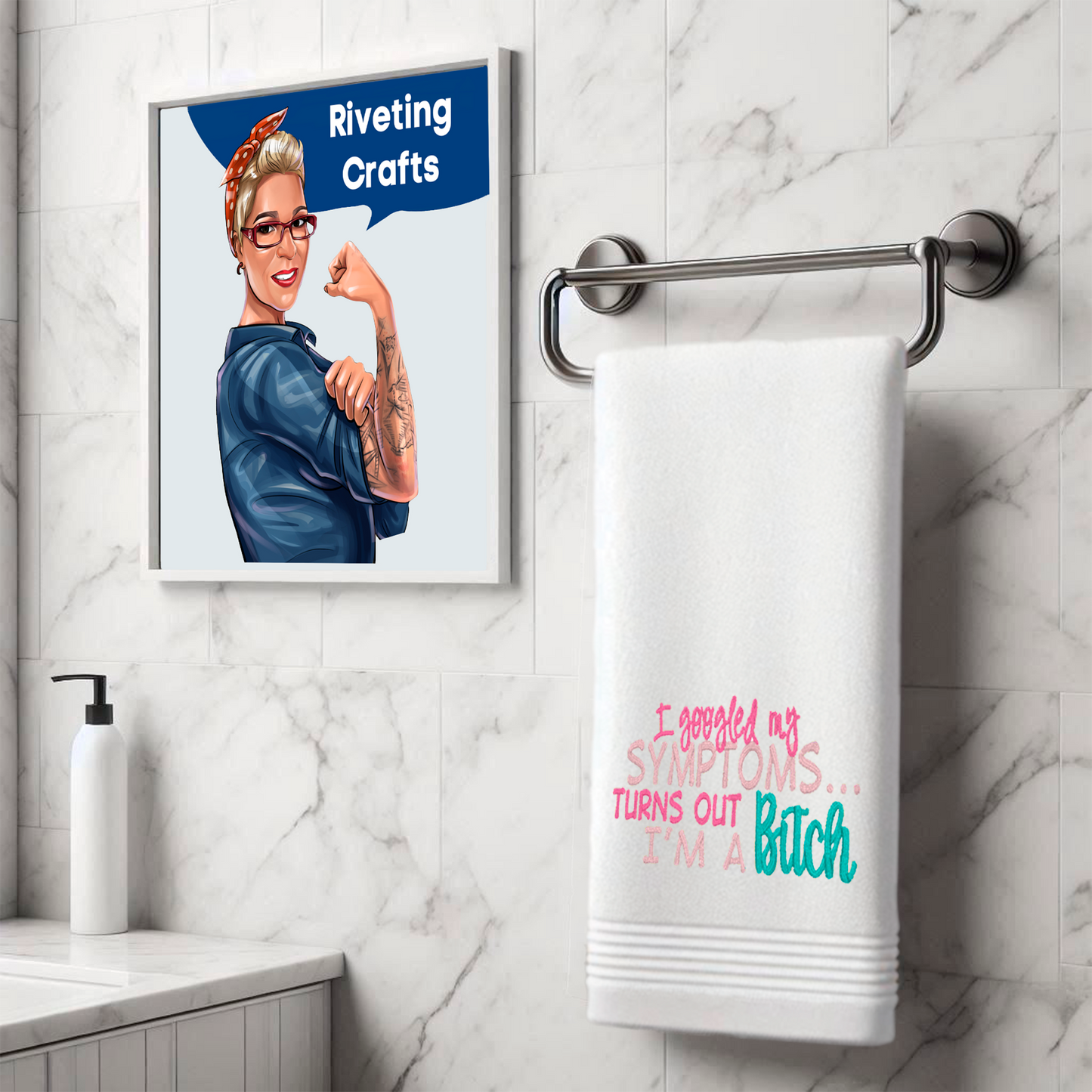 I Googled My Symptoms Hand Towel