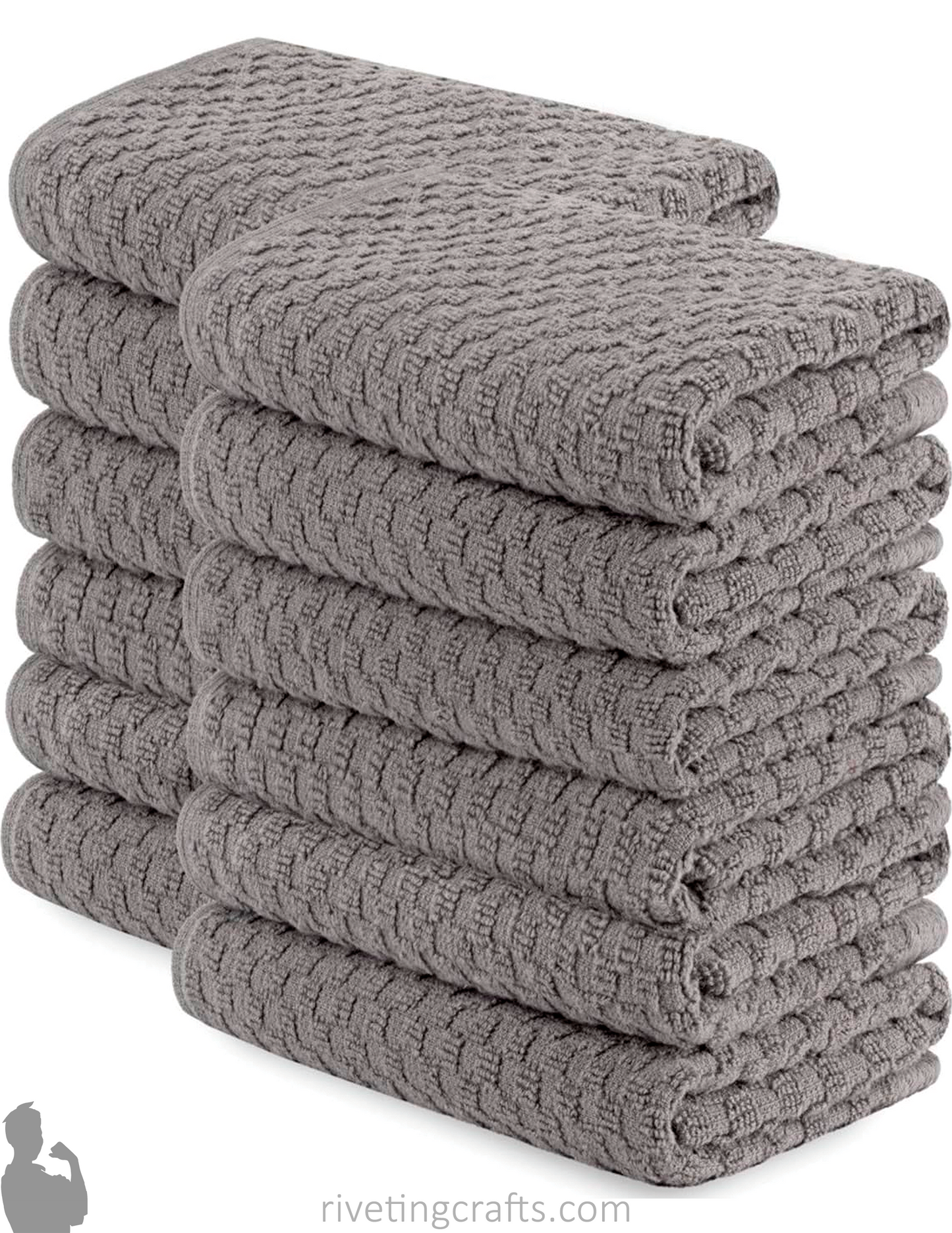 Waffle Weave/Dobby Weave Kitchen Hand Towel Blank