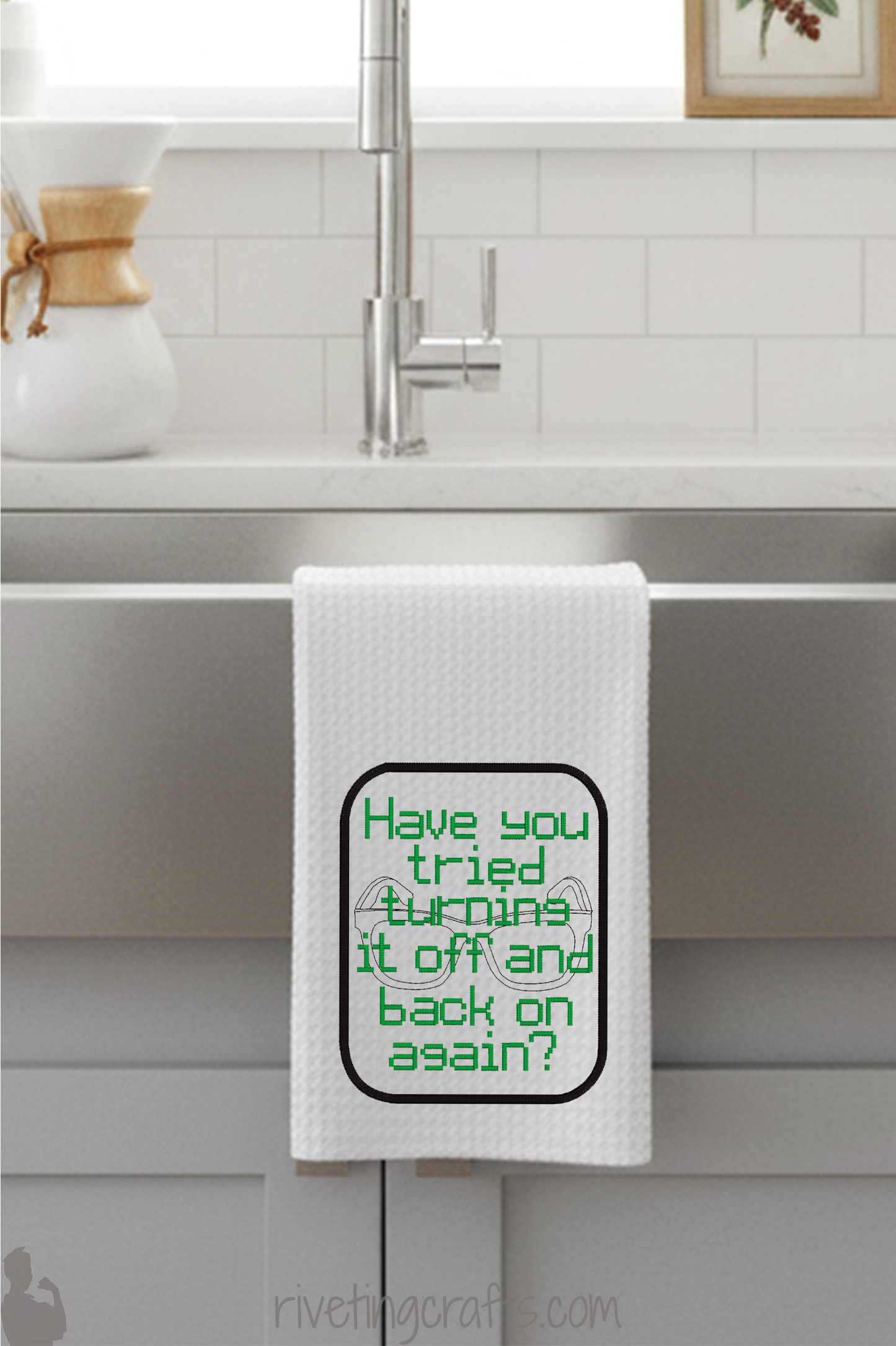 Tech Support Humor Hand Towel