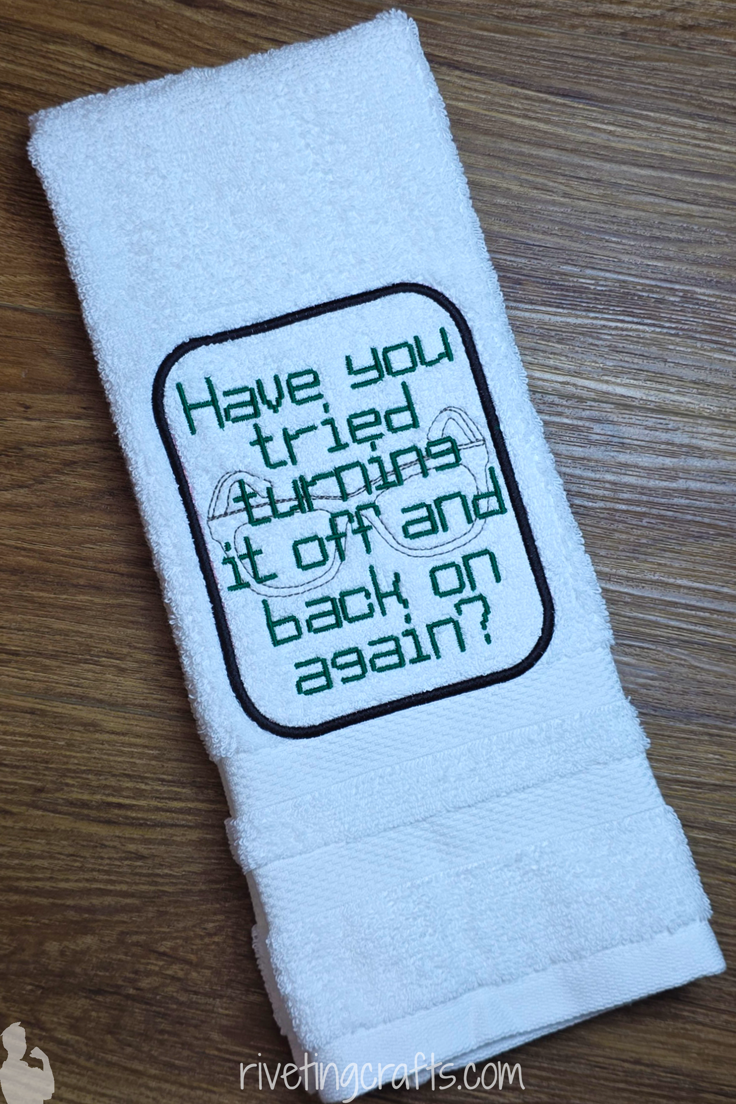 Tech Support Humor Hand Towel