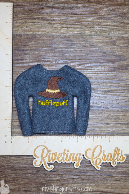 Scout Doll Costume Sorting Cap Academy House of Loyalty Shirt