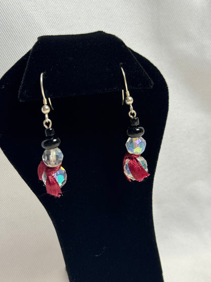Snowman earrings