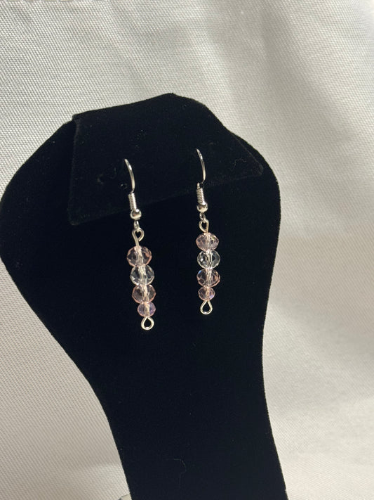 Pink dazzle earrings