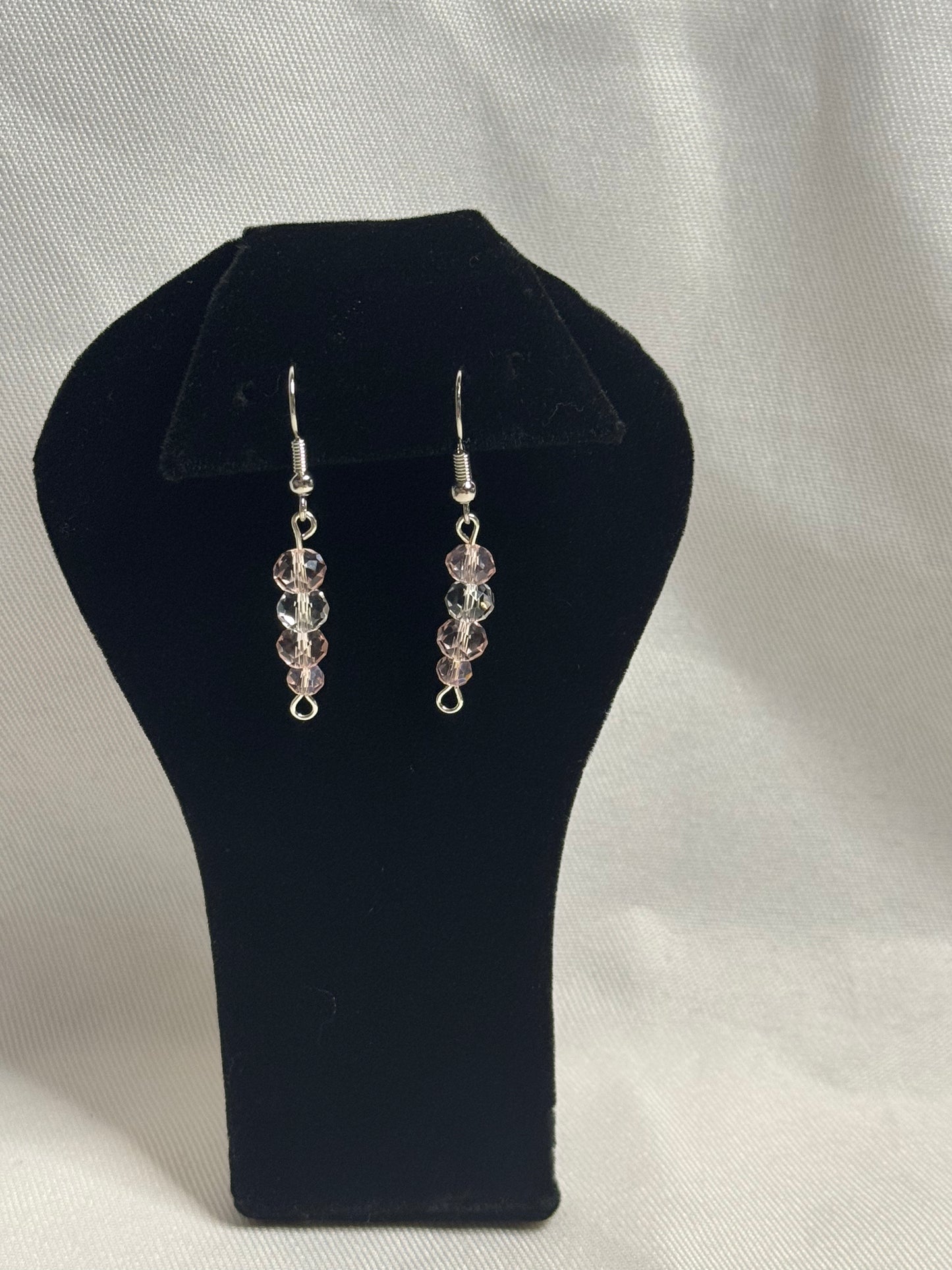 Pink dazzle earrings