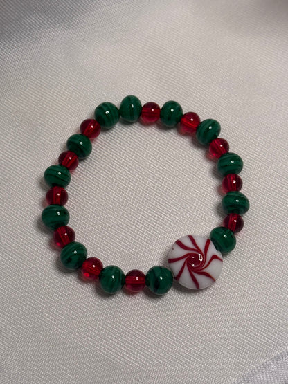 Christmas earrings & bracelet set