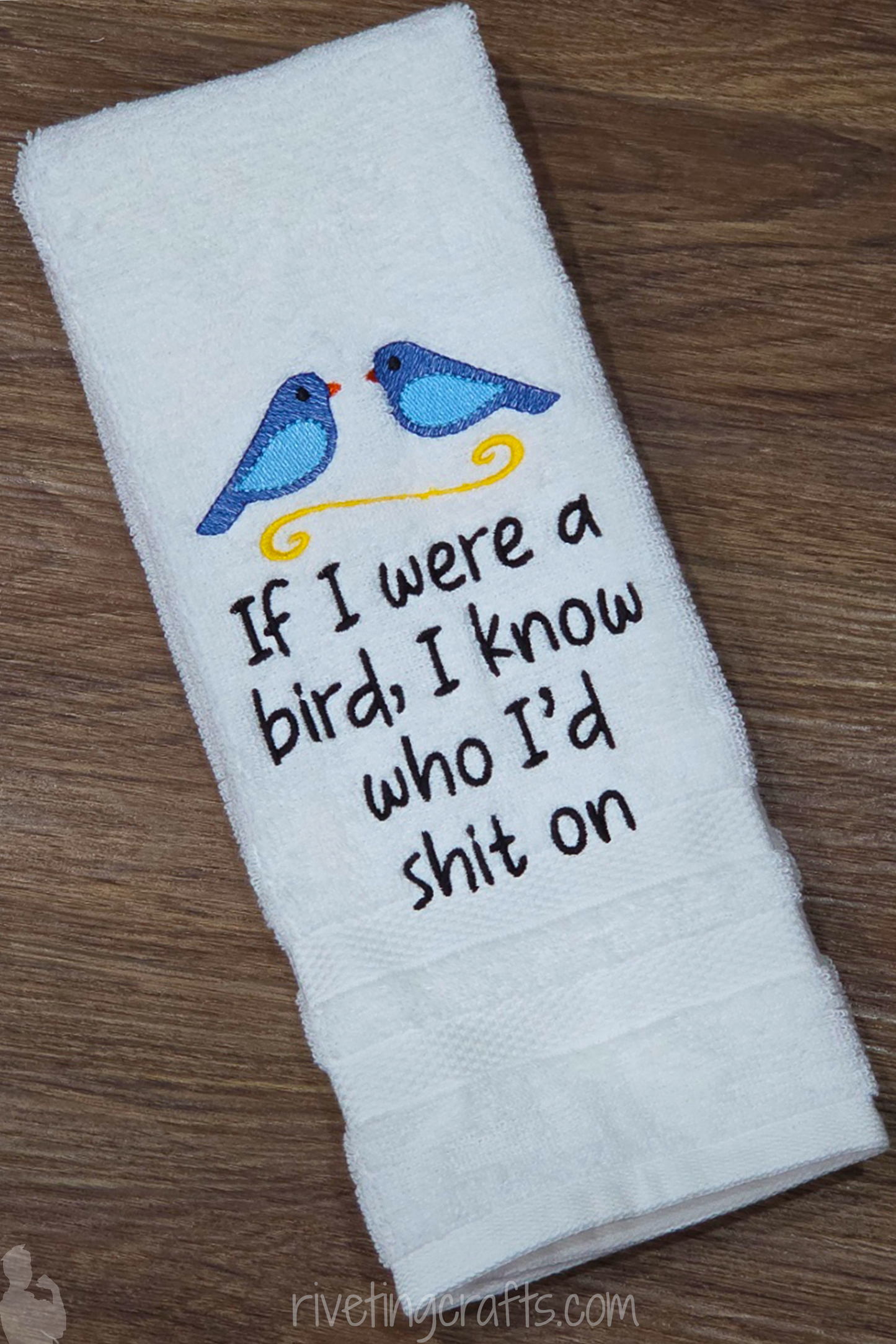 Snarky Bird Hand Towel