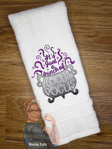 Hocus Pocus Cauldron Hand Towel