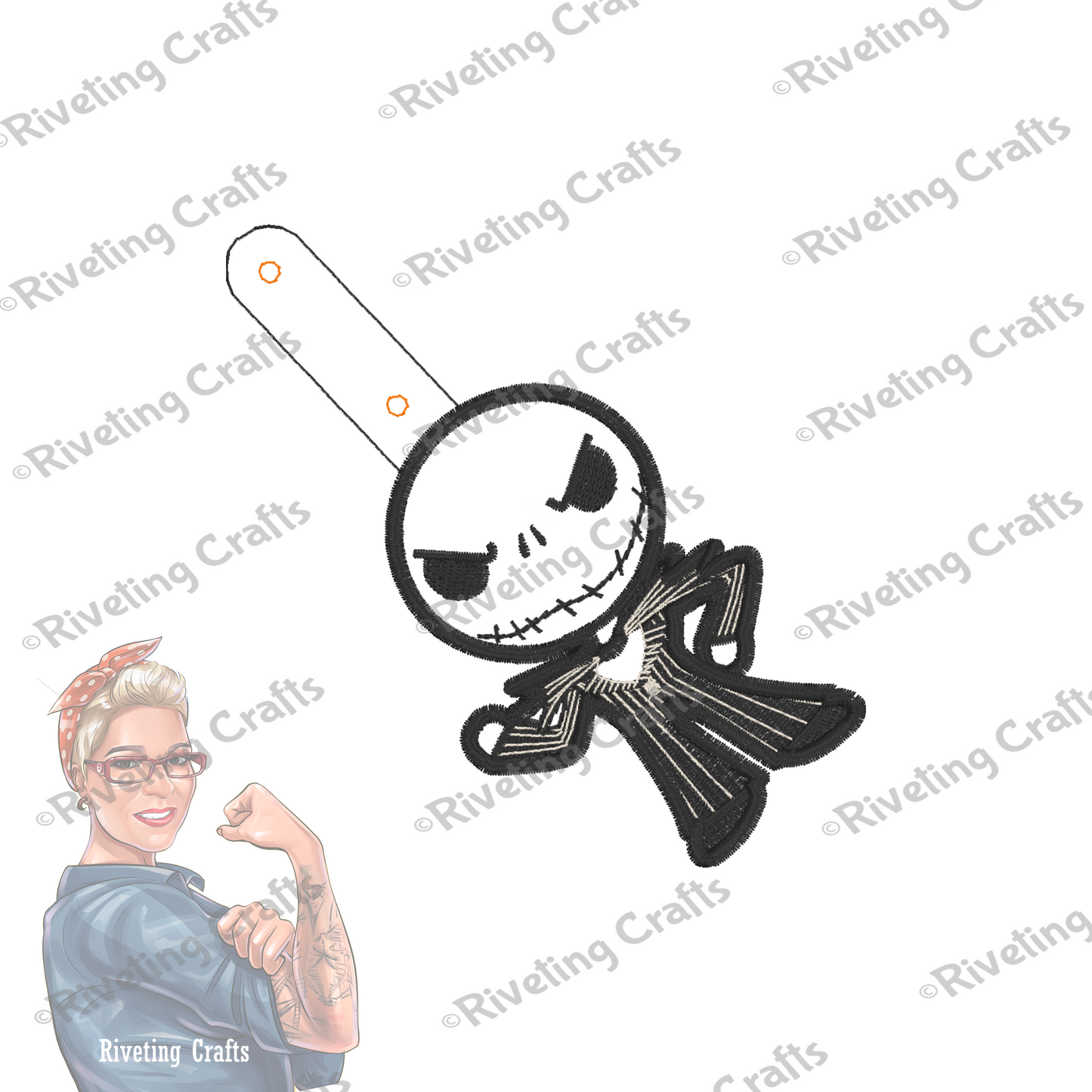 Jack Skellington Chibi Keychain