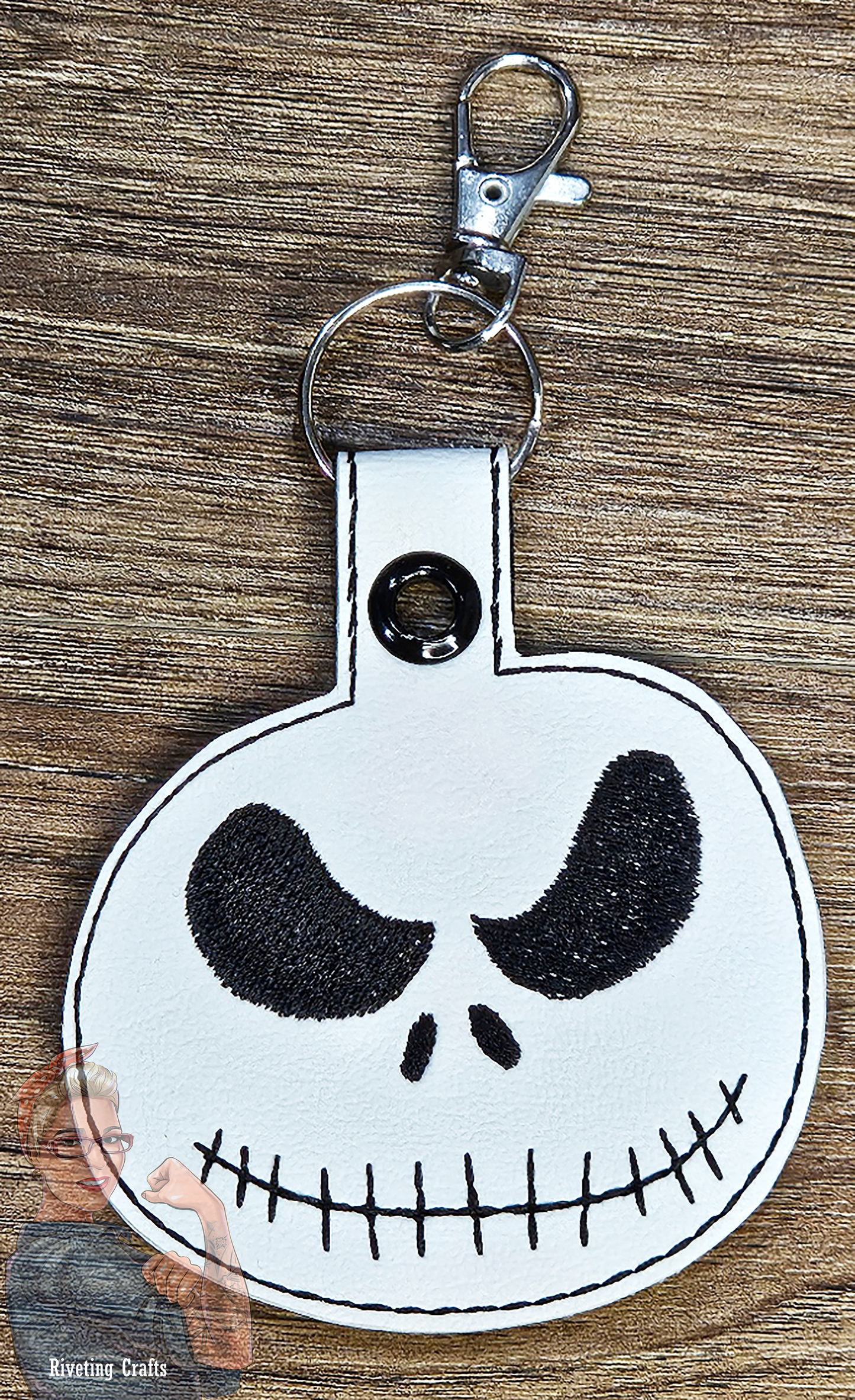 Jack Skellington Head Keychain